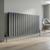 Baridi DH342 Horizontal Radiator Contemporary Double Flat Panel Design 600 x 1190mm – Anthracite