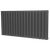 Baridi DH342 Horizontal Radiator Contemporary Double Flat Panel Design 600 x 1190mm – Anthracite