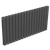 Baridi DH342 Horizontal Radiator Contemporary Double Flat Panel Design 600 x 1190mm – Anthracite