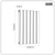 Baridi DH343 Horizontal Radiator Contemporary Double Flat Panel Design 600 x 420mm – Black