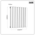 Baridi DH344 Horizontal Radiator Contemporary Double Flat Panel Design 600 x 560mm – Black