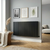 Baridi DH347 Horizontal Radiator Contemporary Double Flat Panel Design 600 x 1190mm – Black