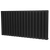 Baridi DH347 Horizontal Radiator Contemporary Double Flat Panel Design 600 x 1190mm – Black