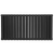 Baridi DH347 Horizontal Radiator Contemporary Double Flat Panel Design 600 x 1190mm – Black