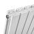 Baridi DH350 Horizontal Radiator Contemporary Double Flat Panel Design 600 x 700mm - White