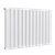 Baridi DH351 Horizontal Radiator Contemporary Double Flat Panel Design 600 x 910mm – White
