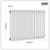 Baridi DH358 Horizontal Traditional 2 Column Radiator 600 x 832mm – Anthracite