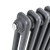 Baridi DH360 Horizontal Traditional 2 Column Radiator 600 x 1147mm – Anthracite