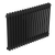 Baridi DH363 Horizontal Traditional 2 Column Radiator 600 x 832mm – Black
