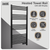 Baridi DH371 Electric Heated Towel Rail 1085 x 535mm with LED Display – Black