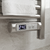 Baridi DH372 Electric Heated Towel Rail 1085 x 535mm with LED Display – Silver