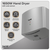 Baridi DH379 High Speed Hand Dryer with Auto-Sensor 1400-1650W - Silver