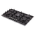 Baridi DH383 90cm Gas Hob Black Glass with 5 Burners, Cast Iron Supports & Auto Ignition 11kW