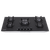 Baridi DH385 90cm Gas Hob Matt Black 5 Burners Cast Iron Supports & Auto Ignition 10.4kW