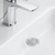 Baridi DH393 Basin Mixer Tap with Clicker Waste - Matt Black