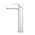 Baridi DH394 High Basin Mixer Tap with Clicker Waste - Chrome