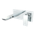 Baridi DH396 Wall Mounting Basin Mixer Tap, Square - Chrome