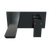 Baridi DH397 Wall Mounting Basin Mixer Tap, Square - Matt Black