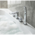 Baridi DH398 Bath Mounting 4-Hole Mixer Tap with Shower Head - Chrome