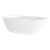 Baridi DH415 Double-Ended Slim Rim Bath with Overflow System 140cm – Gloss White