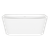 Baridi DH422 Back-to-Wall Slim Rim Bath with Overflow System 170cm – Gloss White