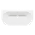 Baridi DH422 Back-to-Wall Slim Rim Bath with Overflow System 170cm – Gloss White