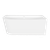 Baridi DH427 Right-Hand Corner Slim Rim Bath with Overflow System 160cm – Gloss White