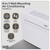 Baridi DH432 4-in-1 Smart Monobloc Wall-Mounting Air Conditioning Unit 10,000Btu/hr - White