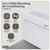 Baridi DH433 4-in-1 Smart Monobloc Wall-Mounting Air Conditioning Unit 12,000Btu/hr - White
