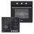 Baridi DH448 Integrated Fan-Assisted Oven with Timer & Black Glass Gas Hob Appliance Bundle – 60cm
