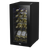 Baridi DH5 15 Bottle Wine Fridge with Digital Touch Screen Controls & LED Light - Black