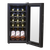 Baridi DH5 15 Bottle Wine Fridge with Digital Touch Screen Controls & LED Light - Black