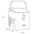 Baridi DH52 Ice Cube Maker with LED Display & 10 Minute Freeze