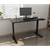 Dellonda DH55 Single Motor Ultra-Quiet Adjustable-Height Electric Sit/Stand Desk - Black Desktop