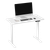 Dellonda DH56 Single Motor Ultra-Quiet Adjustable-Height Electric Sit/Stand Desk - White Desktop