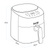 Baridi DH60 Single Zone Air Fryer with 8 Preset Functions 3.5L Capacity