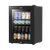 Baridi DH62 Beer & Drinks Fridge with Wire Shelves, LED Light & Security Lock 60L - Black