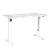 Dellonda DH67 Single Motor Ultra-Quiet Adjustable-Height Electric Sit/Stand Desk - White Desktop