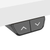 Dellonda DH67 Single Motor Ultra-Quiet Adjustable-Height Electric Sit/Stand Desk - White Desktop
