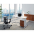 Dellonda DH67 Single Motor Ultra-Quiet Adjustable-Height Electric Sit/Stand Desk - White Desktop
