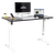 Dellonda DH69 Single Motor Ultra-Quiet Adjustable-Height Electric Sit/Stand Desk - Black Desktop