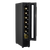 Baridi DH76 7 Bottle Extra-Slim Undercounter Wine Fridge with Digital Touch Screen Controls & LED Light - Black