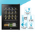 Baridi DH8 20 Bottle Wine Fridge with Digital Touch Screen Controls, Metal Shelves & LED Light - Black