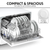 Baridi DH83 Tabletop Dishwasher 6 Place Settings 6.5L Capacity - White