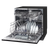 Baridi DH88 Tabletop Dishwasher 8 Place Settings 8L Capacity - Black