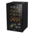 Baridi DH9 24 Bottle Wine Fridge with Digital Touch Screen Controls, Metal Shelves & LED Light - Black