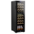 Baridi DH90 27 Bottle Dual Zone Wine Fridge with Digital Touch Screen Controls, Beech Wood Shelves & LED Light - Black