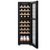 Baridi DH90 27 Bottle Dual Zone Wine Fridge with Digital Touch Screen Controls, Beech Wood Shelves & LED Light - Black