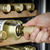 Baridi DH90 27 Bottle Dual Zone Wine Fridge with Digital Touch Screen Controls, Beech Wood Shelves & LED Light - Black
