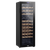 Baridi DH92 44 Bottle Dual Zone Wine Fridge with Digital Touch Screen Controls, Beech Wood Shelves & LED Light - Black